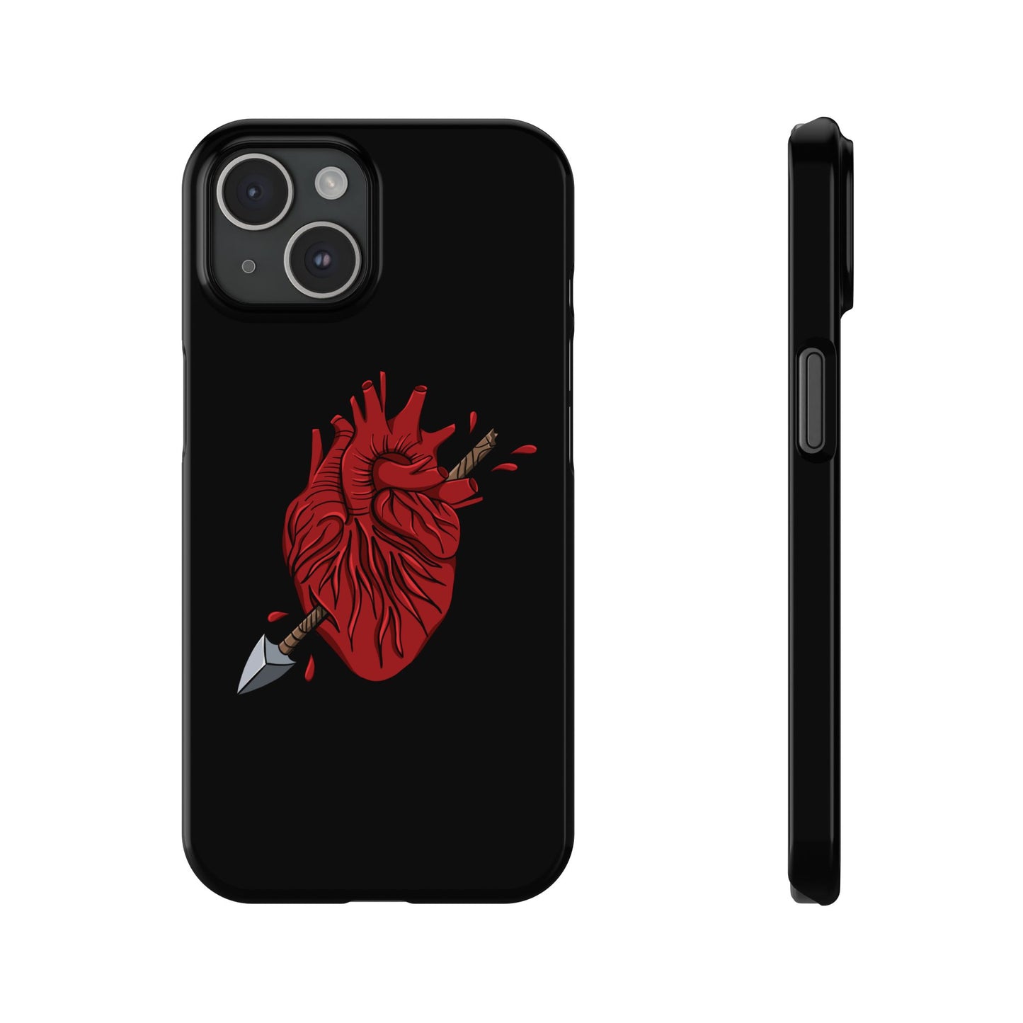 Heart and Arrow Slim Phone Case