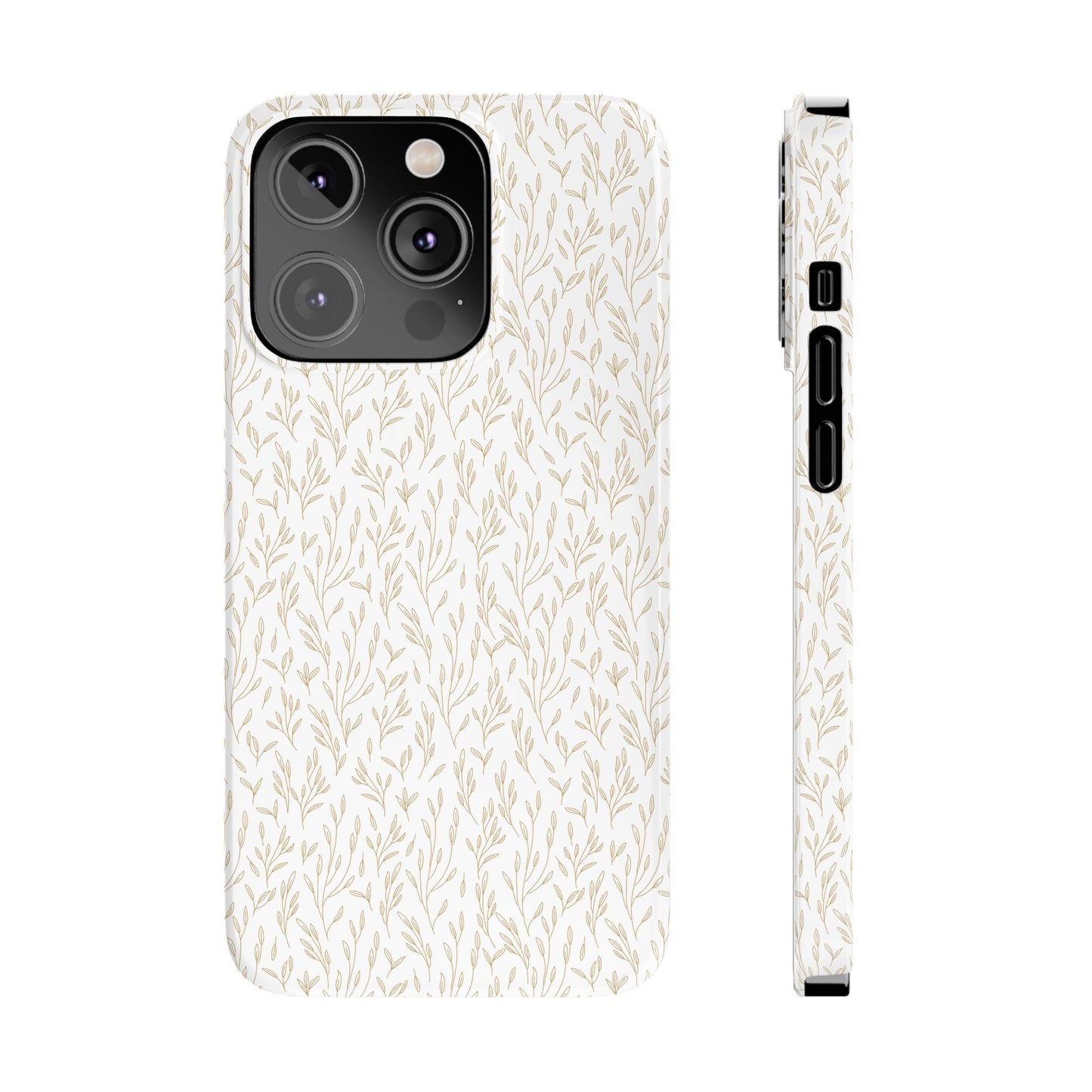 Gold Pattern Slim Case