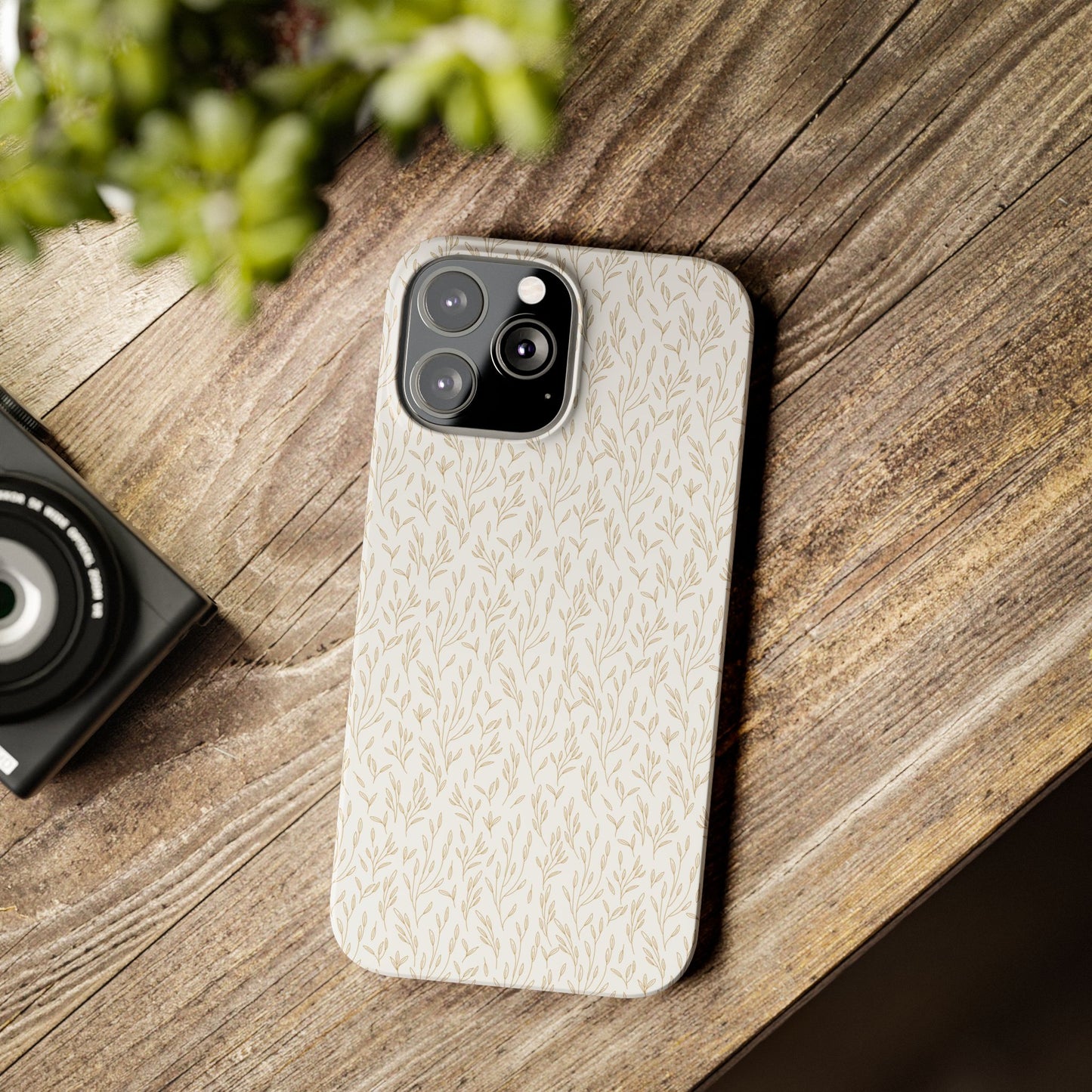 Gold Pattern Slim Case