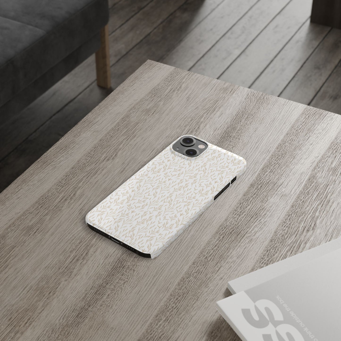 Gold Pattern Slim Case