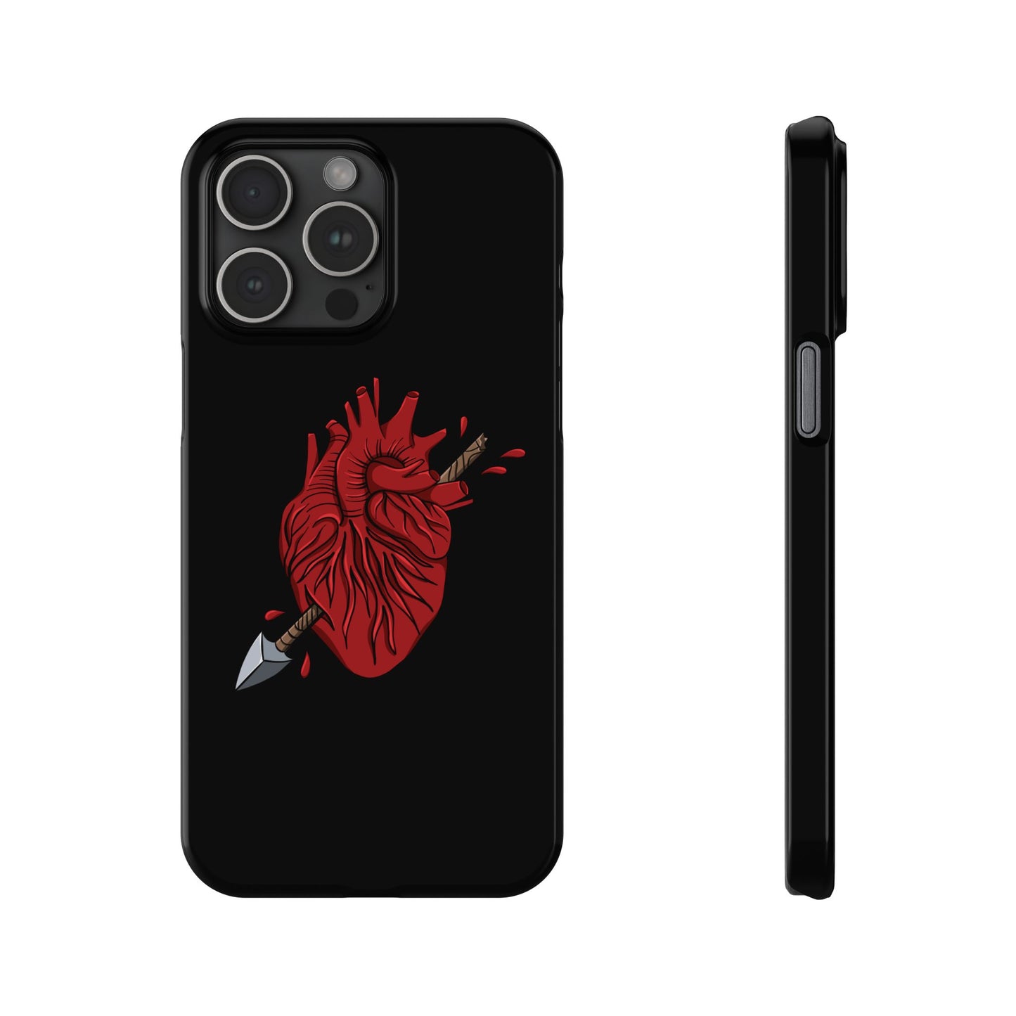 Heart and Arrow Slim Phone Case