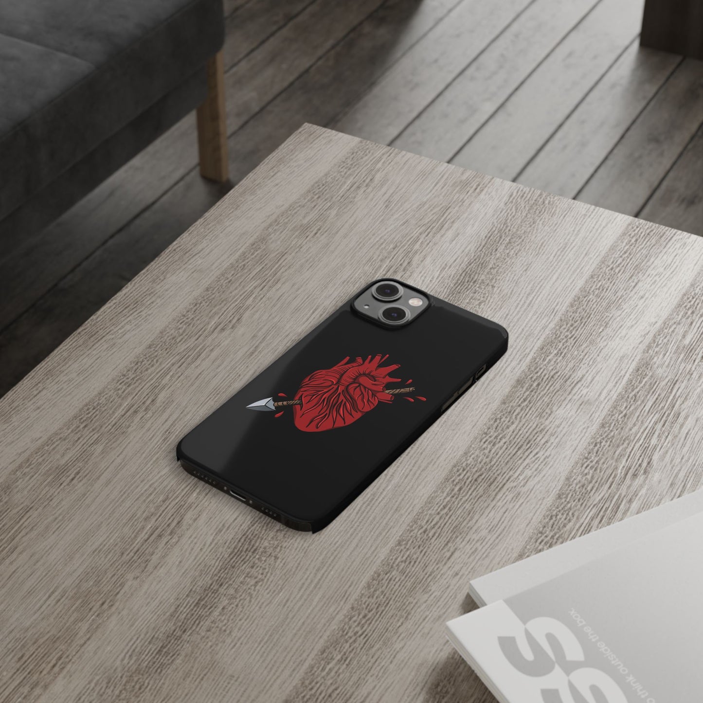 Heart and Arrow Slim Phone Case