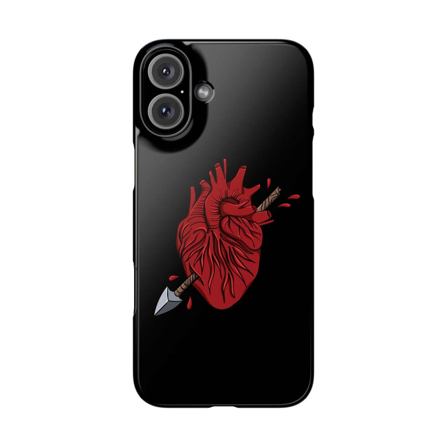 Heart and Arrow Slim Phone Case