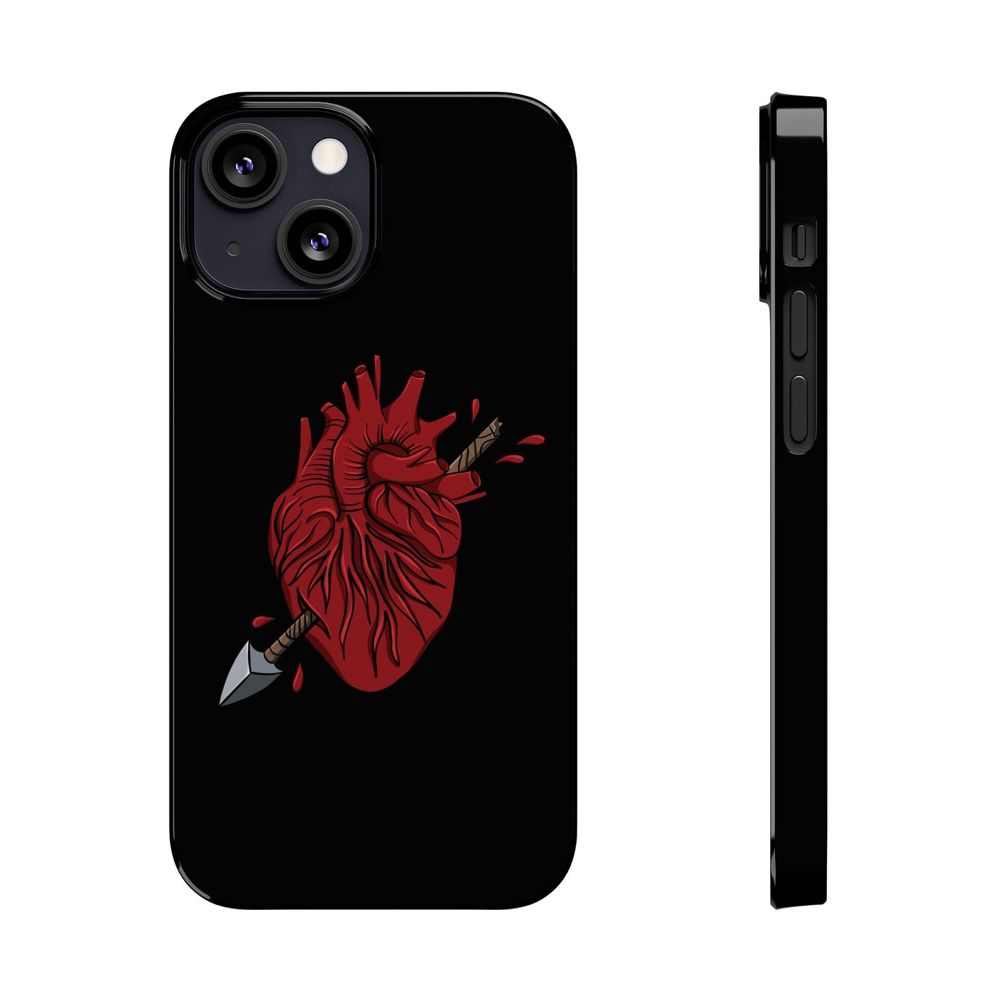 Heart and Arrow Slim Phone Case