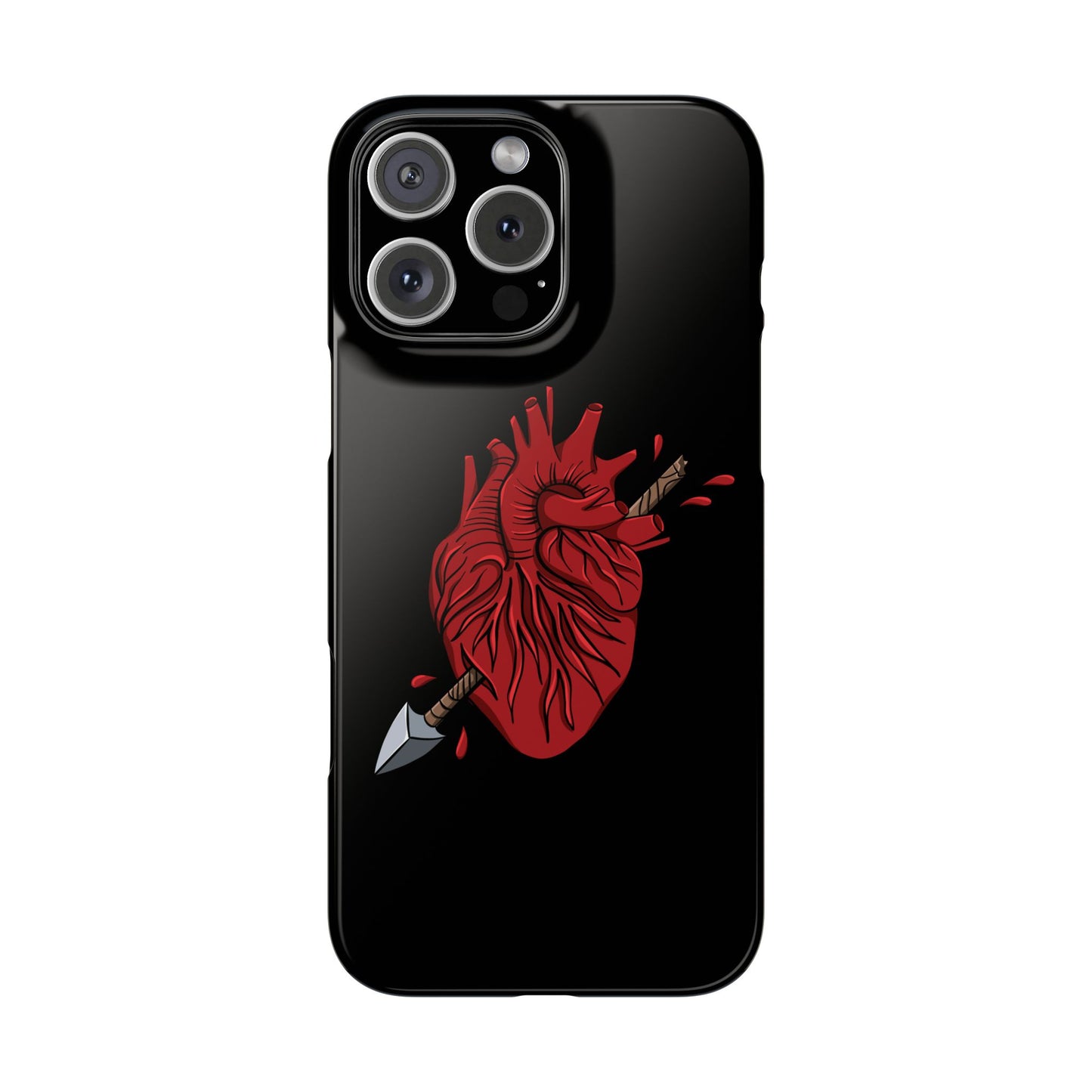 Heart and Arrow Slim Phone Case