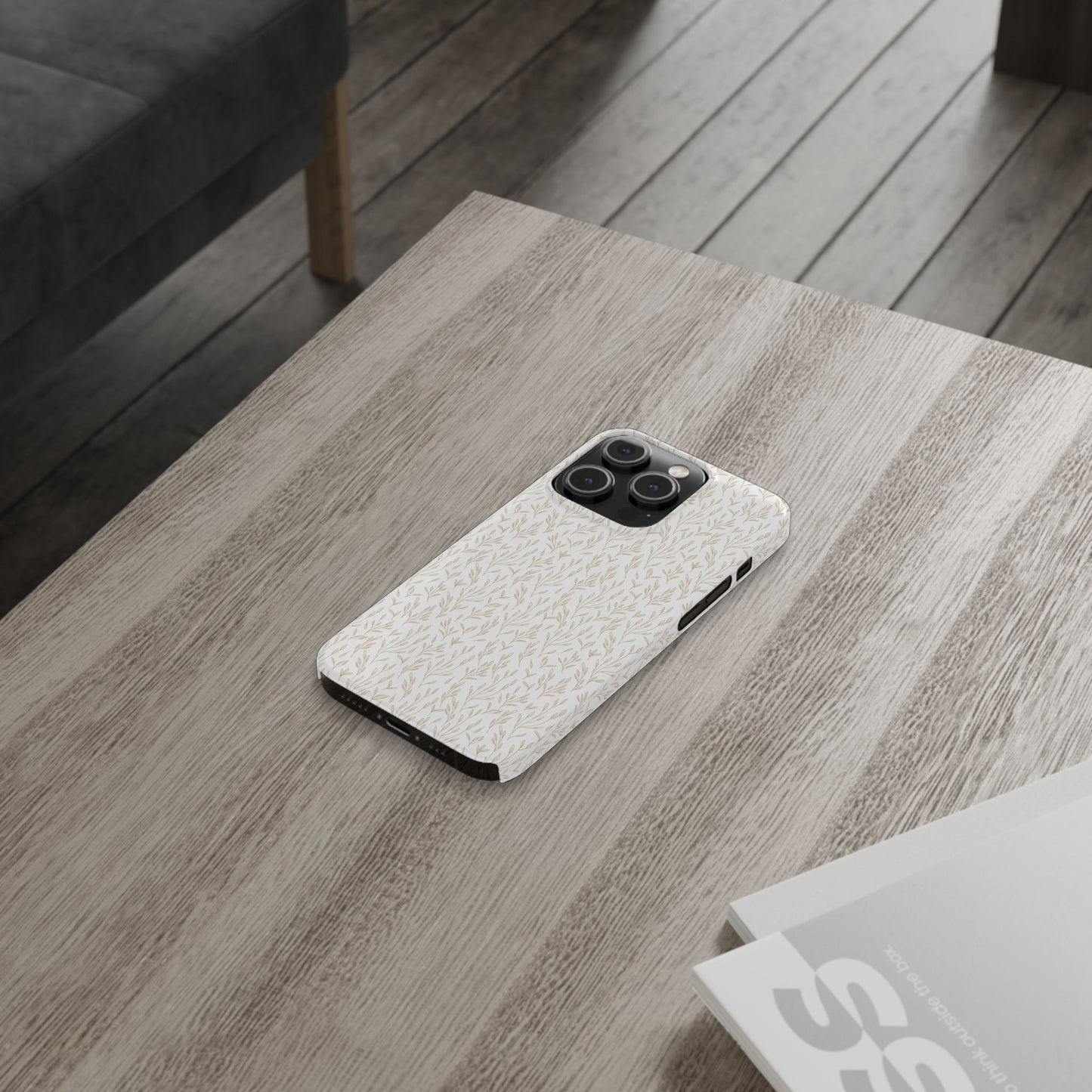 Gold Pattern Slim Case