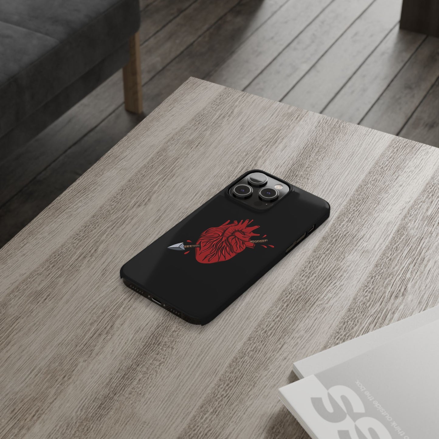 Heart and Arrow Slim Phone Case