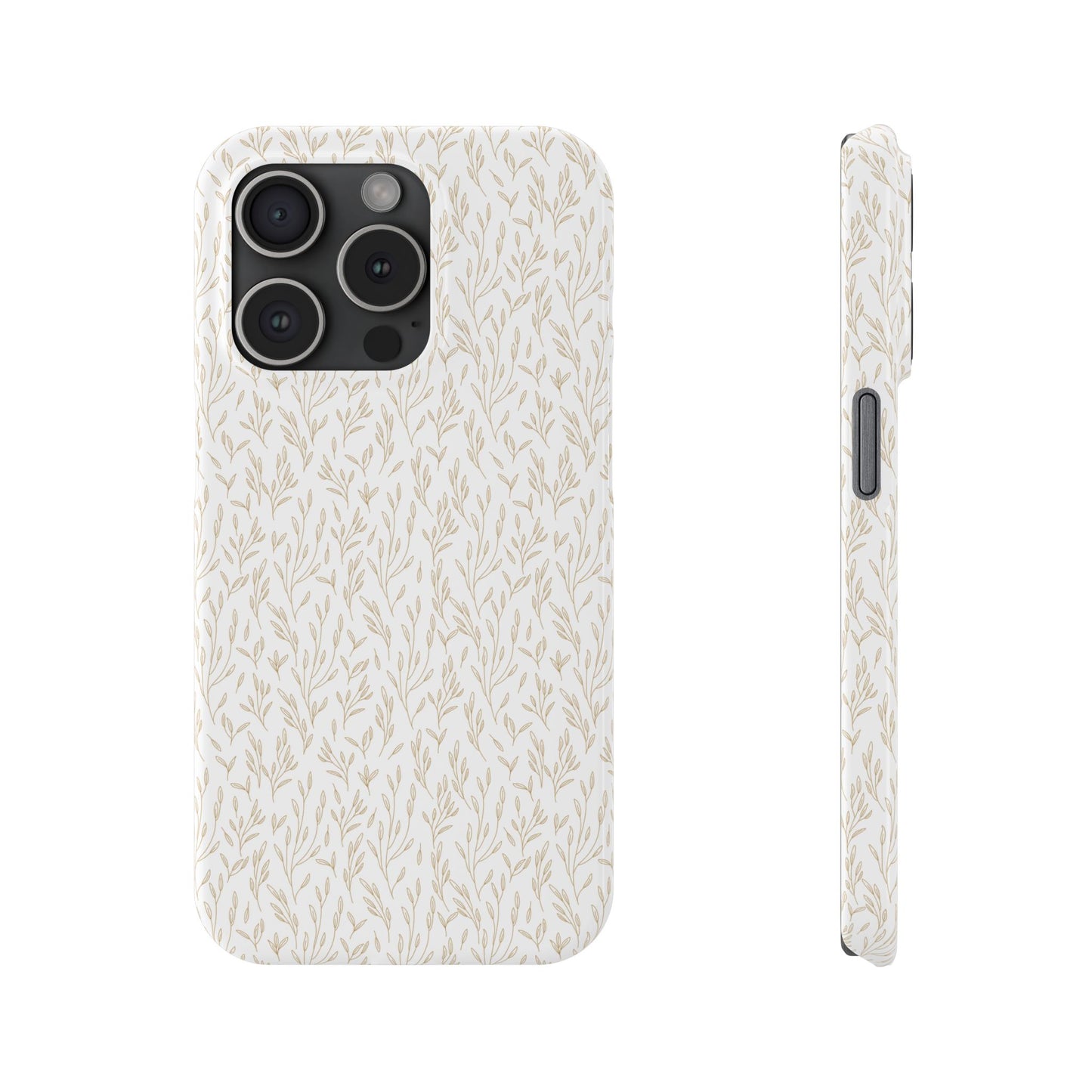 Gold Pattern Slim Case