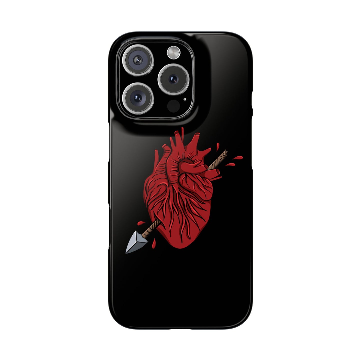 Heart and Arrow Slim Phone Case