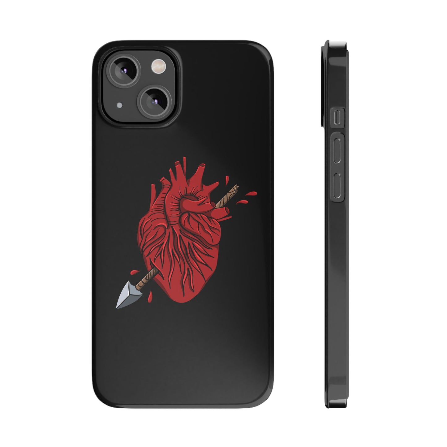 Heart and Arrow Slim Phone Case