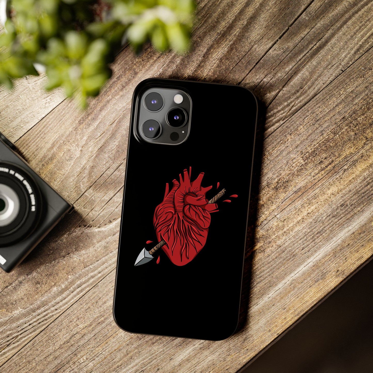 Heart and Arrow Slim Phone Case