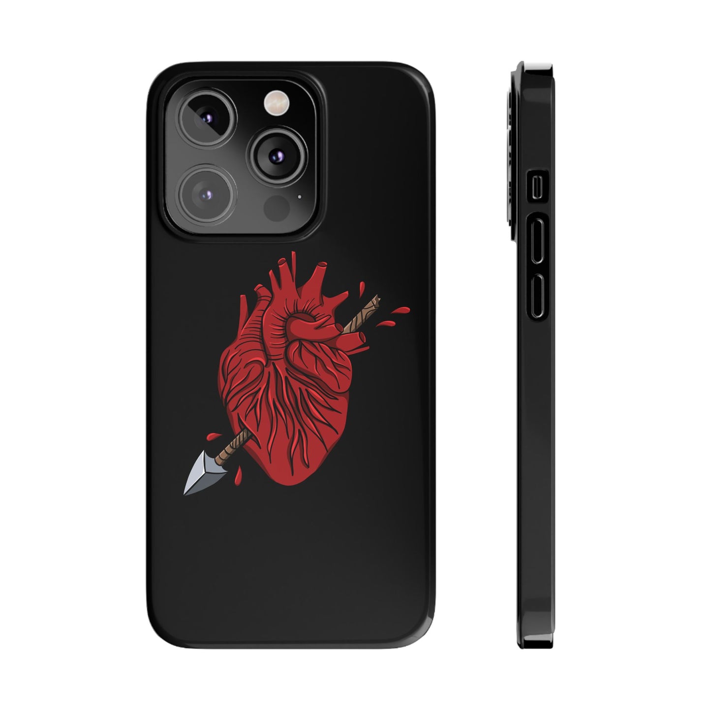 Heart and Arrow Slim Phone Case