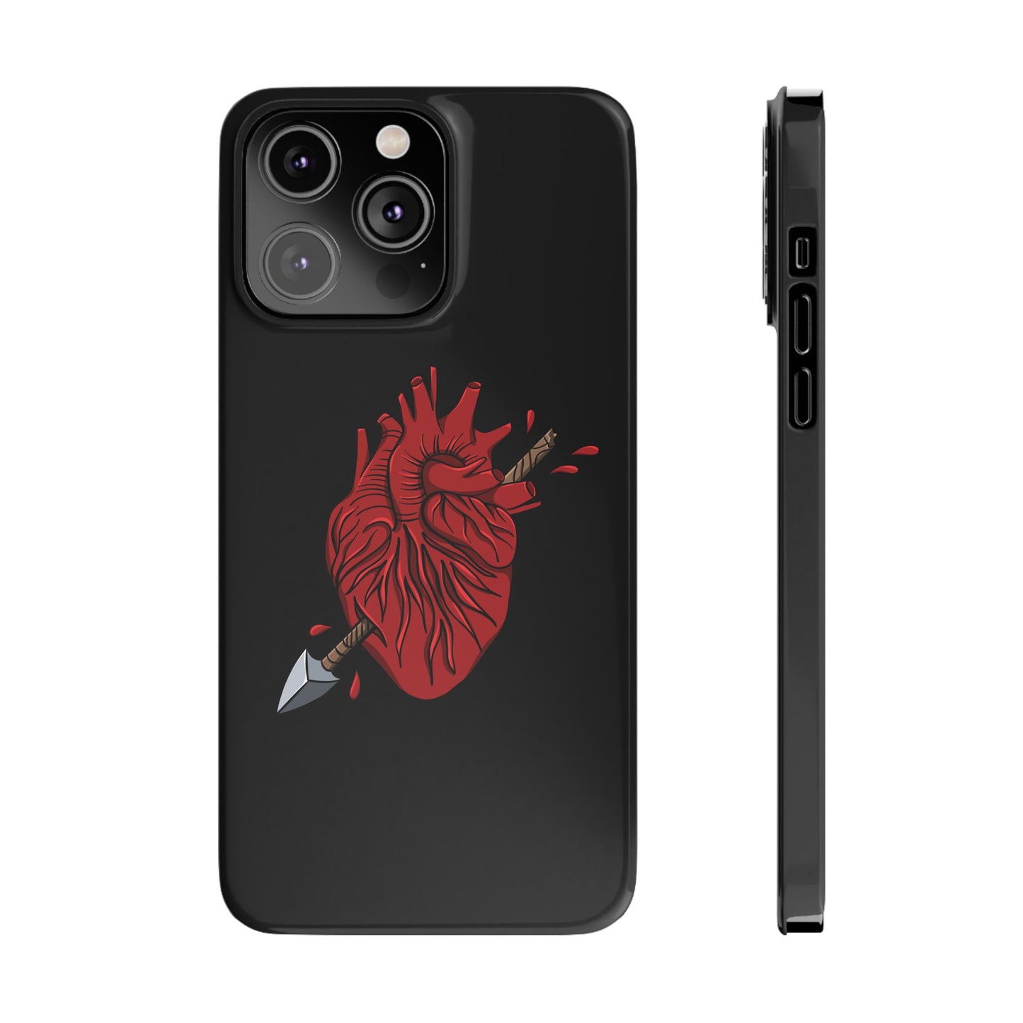 Heart and Arrow Slim Phone Case