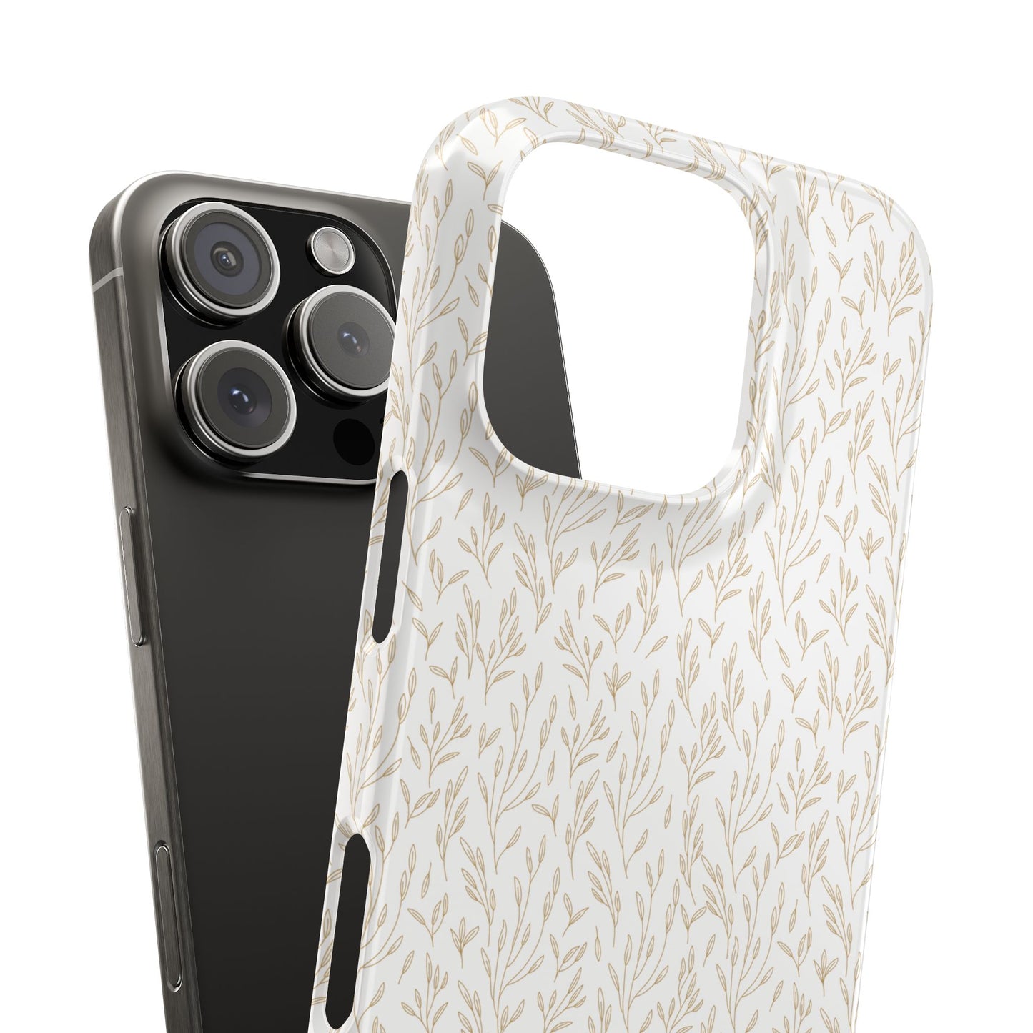Gold Pattern Slim Case
