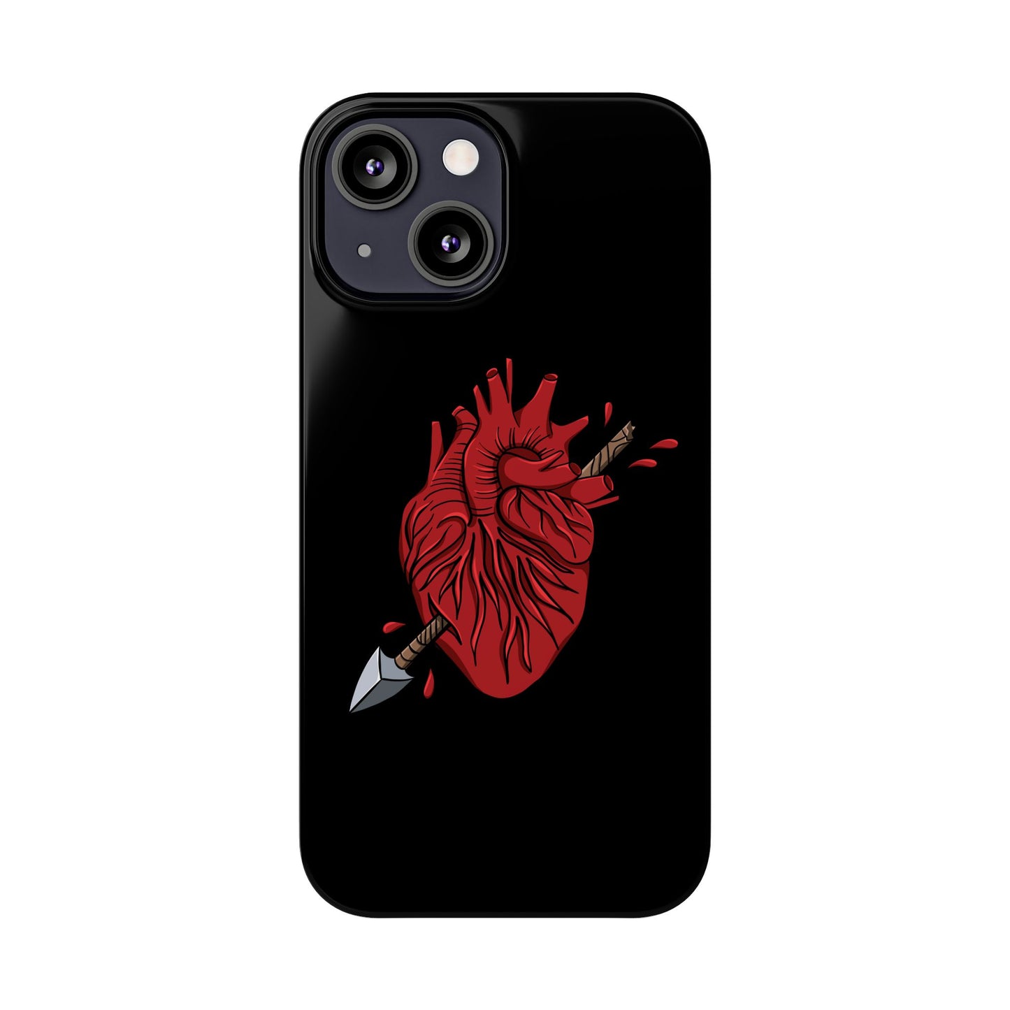 Heart and Arrow Slim Phone Case