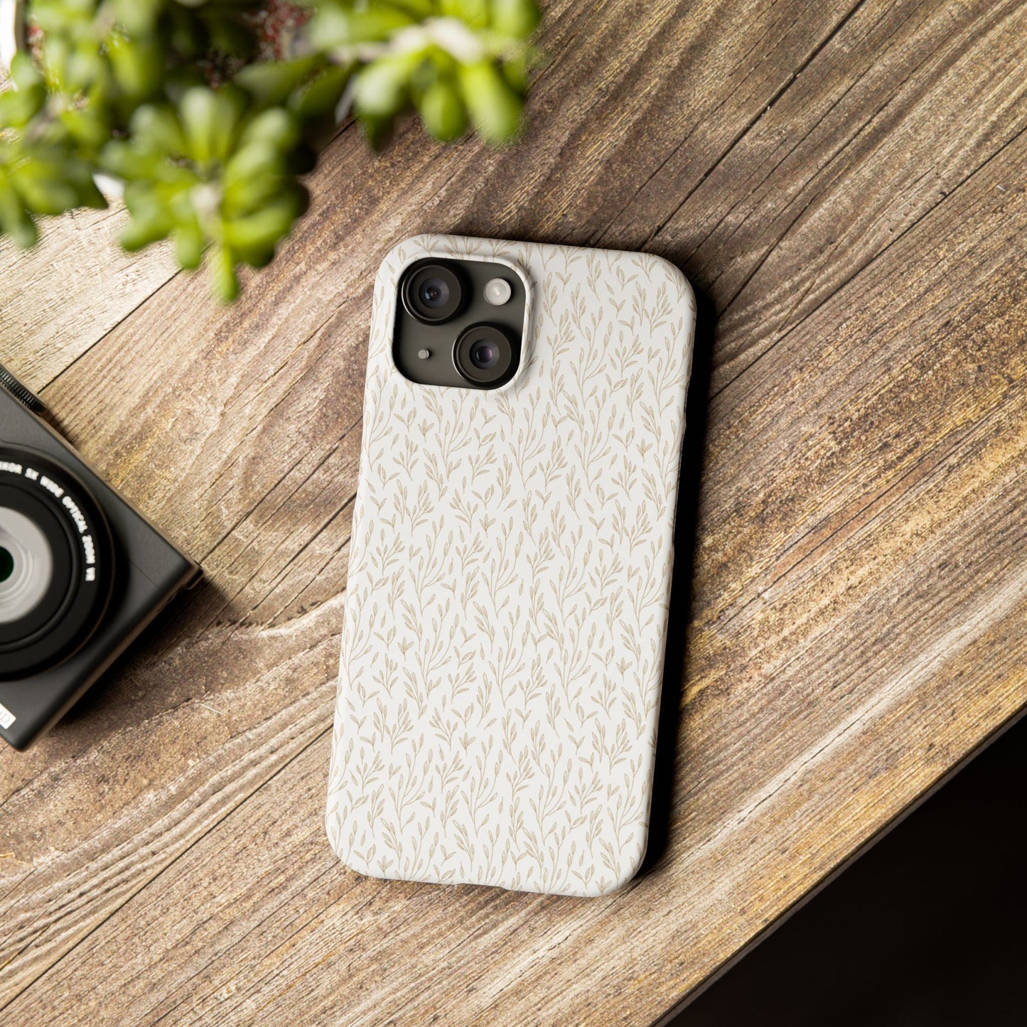 Gold Pattern Slim Case