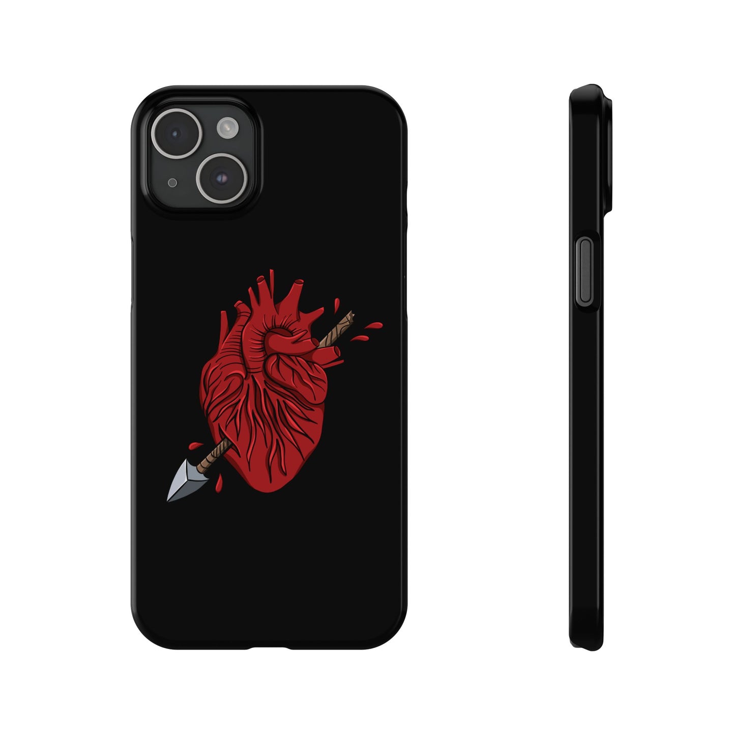 Heart and Arrow Slim Phone Case