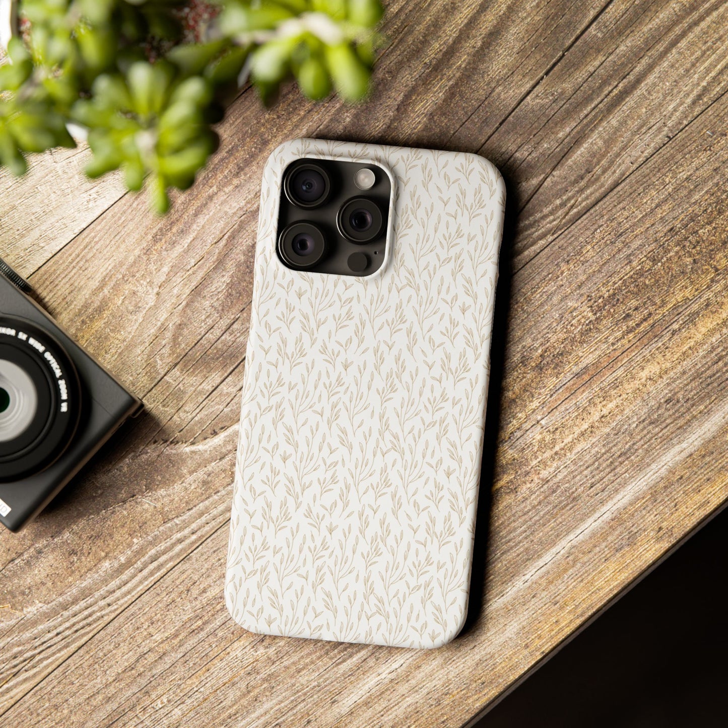 Gold Pattern Slim Case