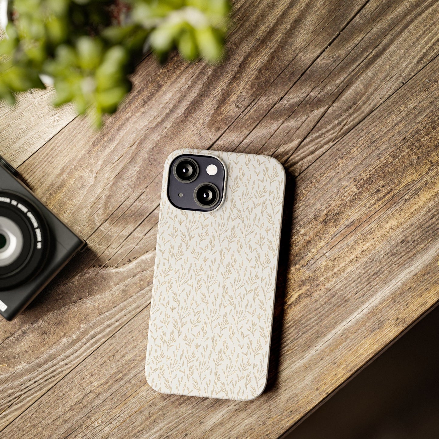 Gold Pattern Slim Case