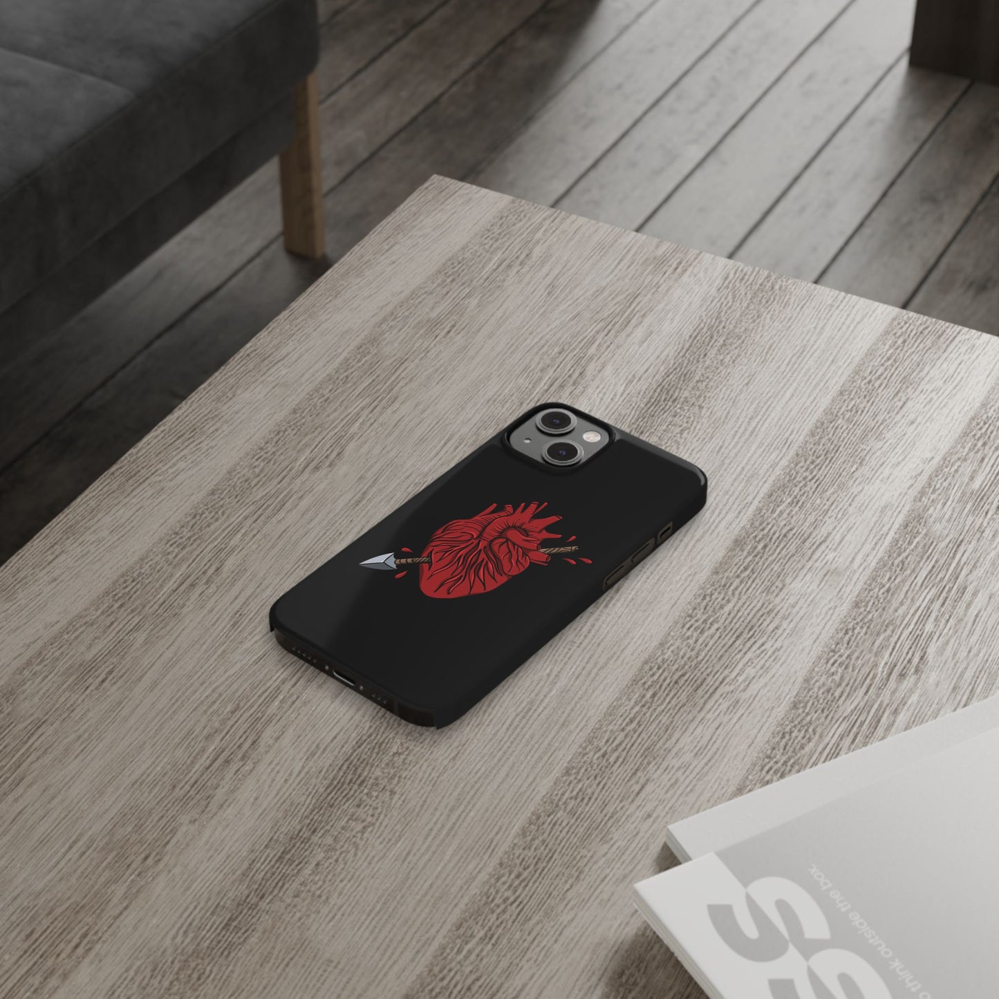 Heart and Arrow Slim Phone Case