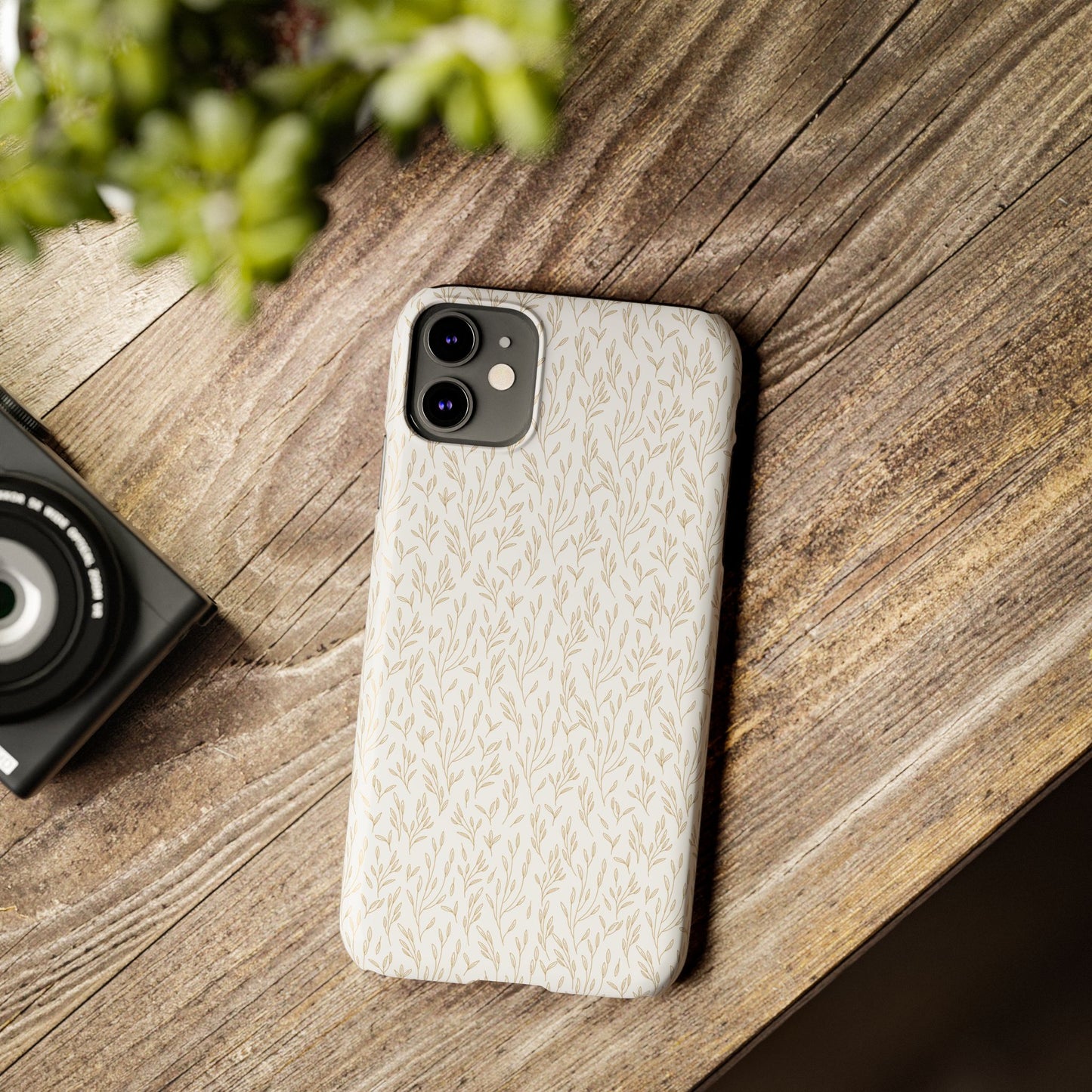 Gold Pattern Slim Case