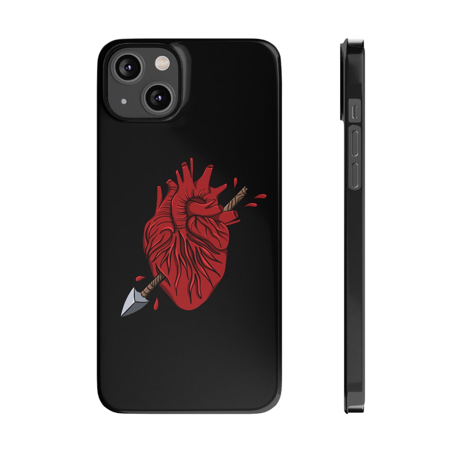 Heart and Arrow Slim Phone Case