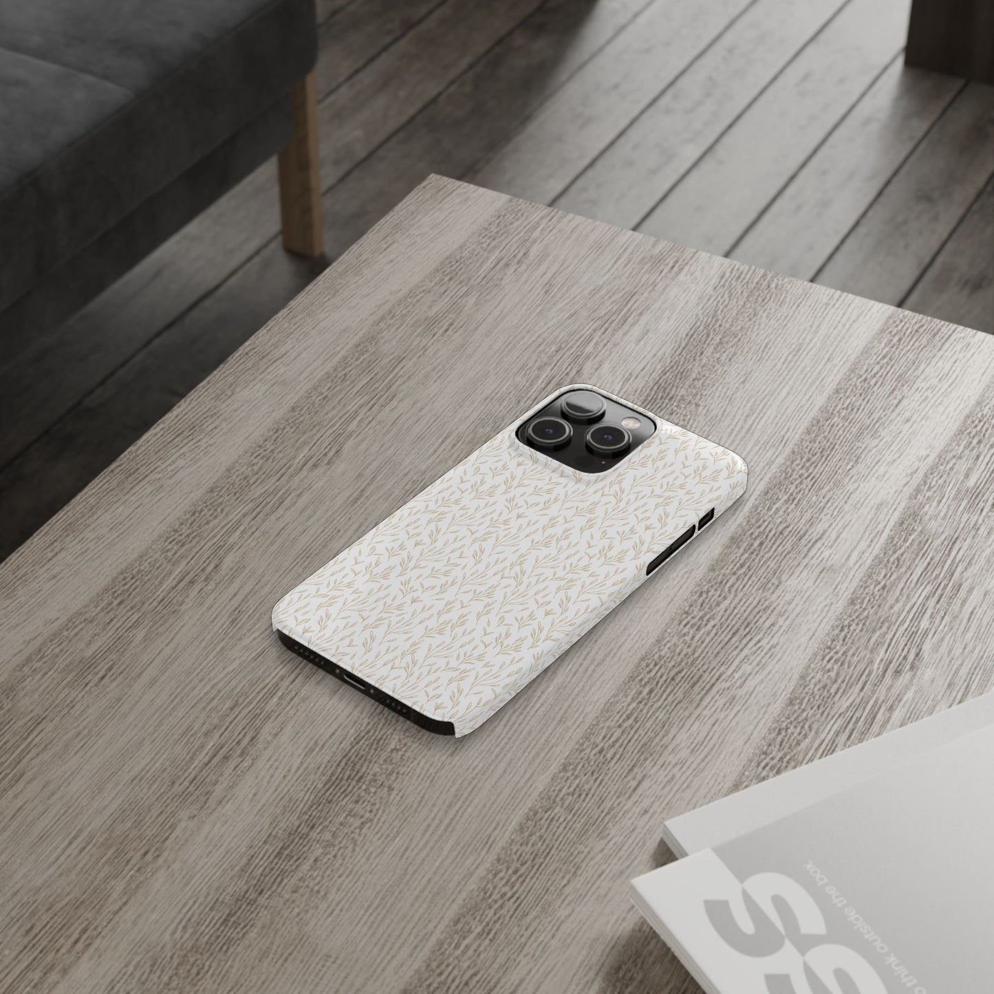 Gold Pattern Slim Case