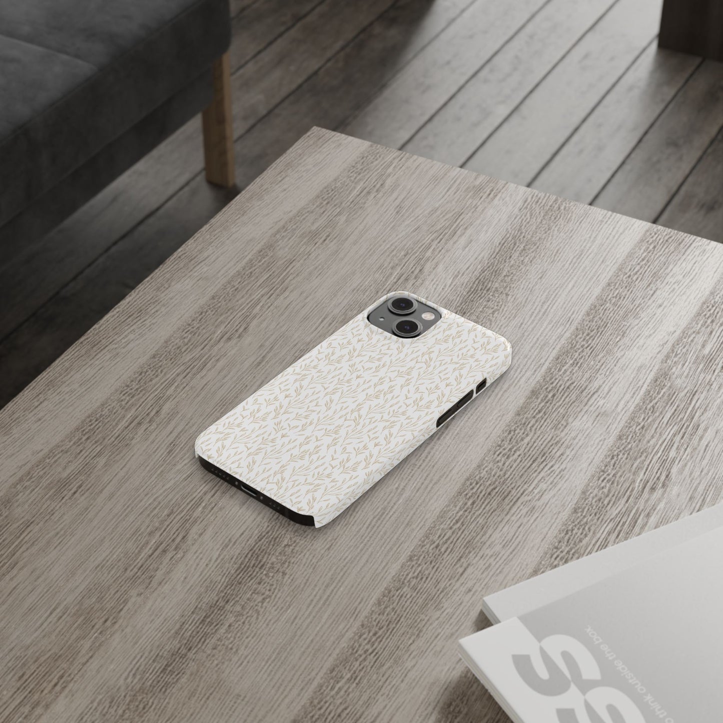 Gold Pattern Slim Case