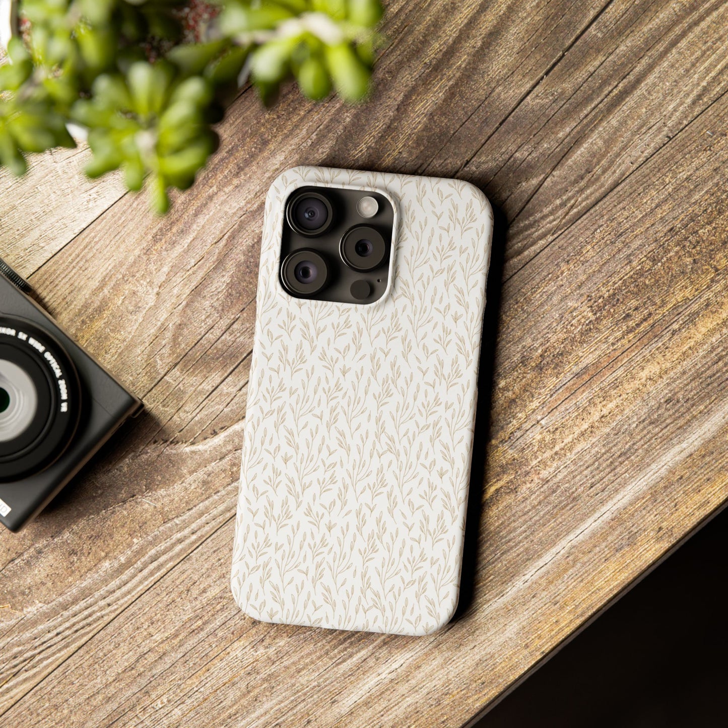 Gold Pattern Slim Case