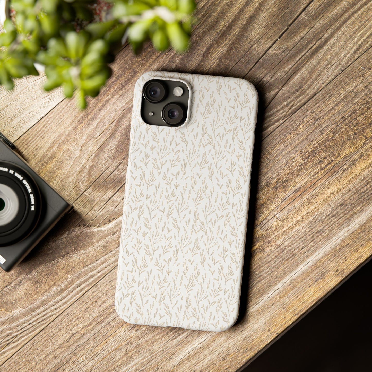 Gold Pattern Slim Case