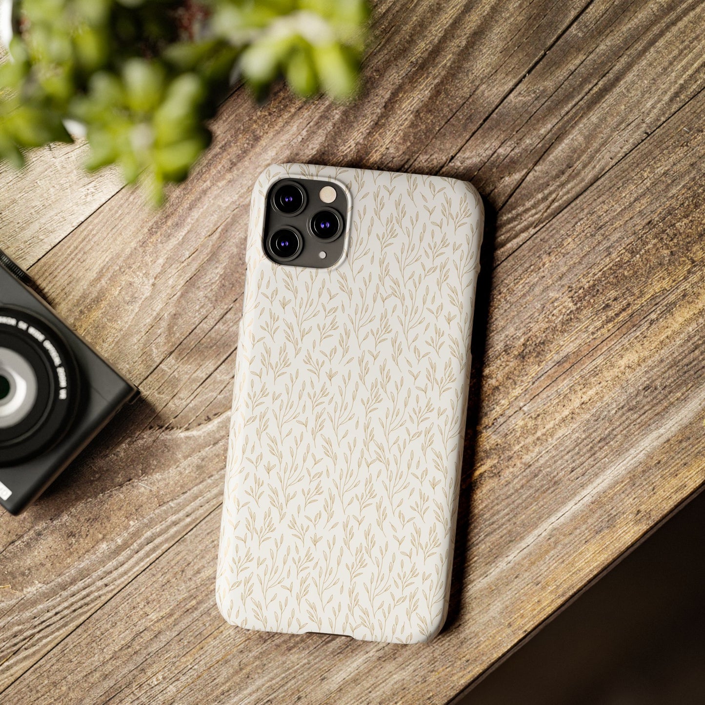 Gold Pattern Slim Case