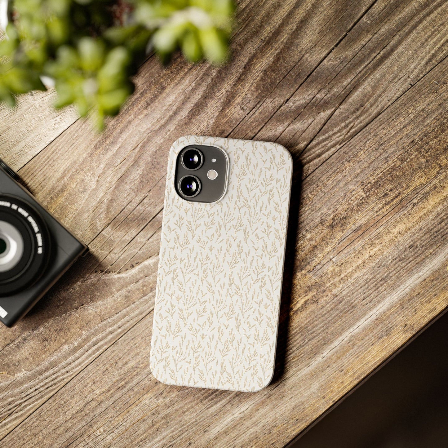 Gold Pattern Slim Case