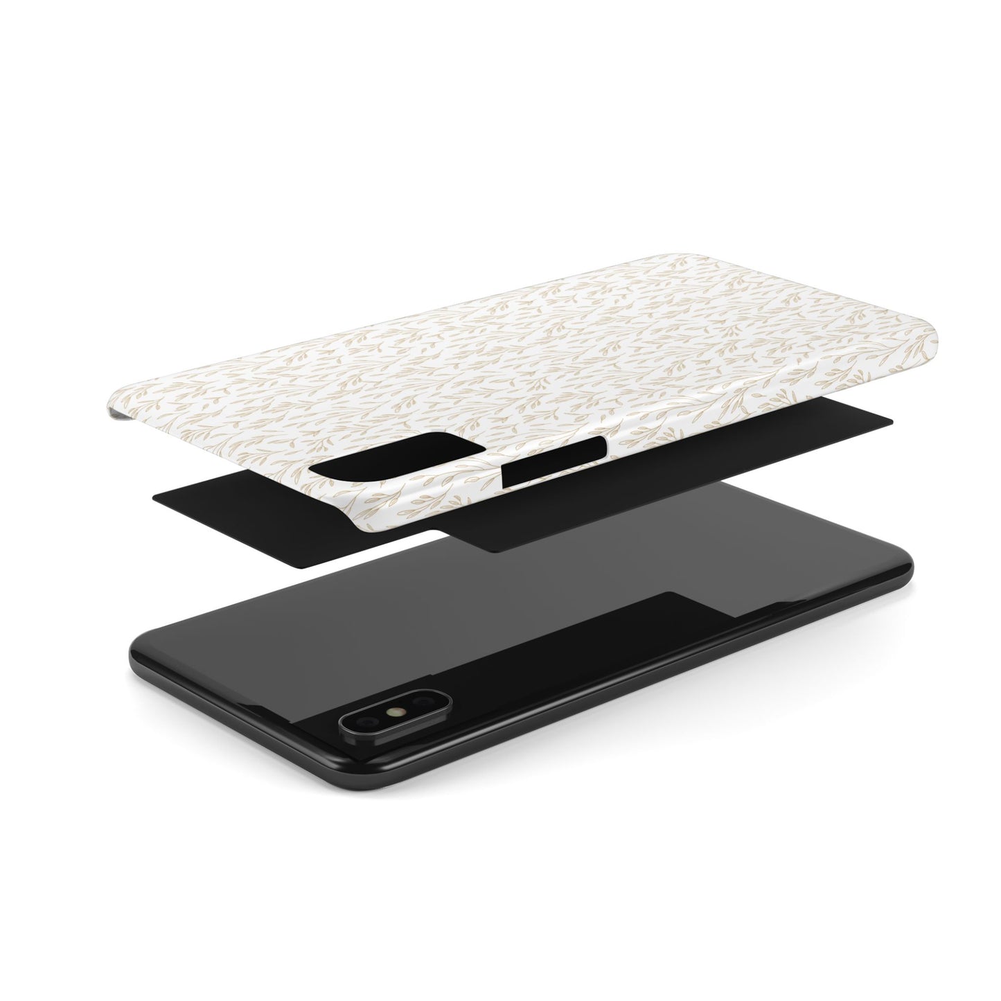 Gold Pattern Slim Case